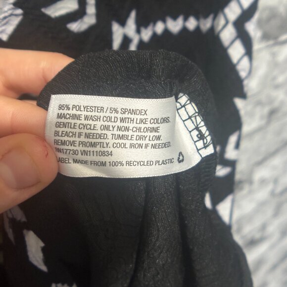 EUC Xhilaration Black & White Bodycon Dress Size XS - Picture 9 of 12